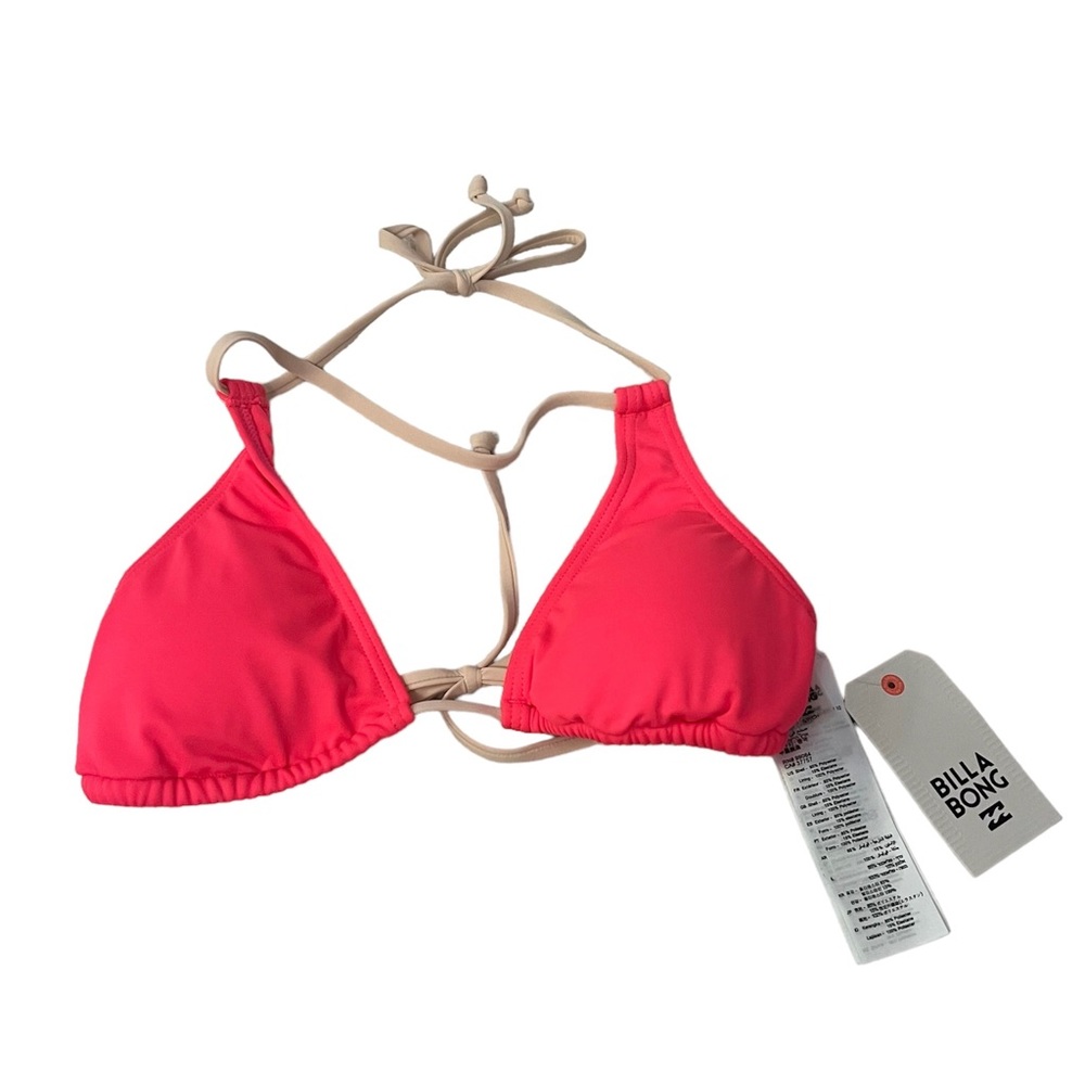 NWT Billabong Pink Bikini Top